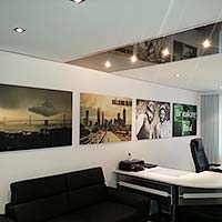 Decke im Büro - Renovieren und gestalten mit Spanndecke