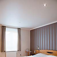 Spanndecke im Schlafzimmer für Allergiker